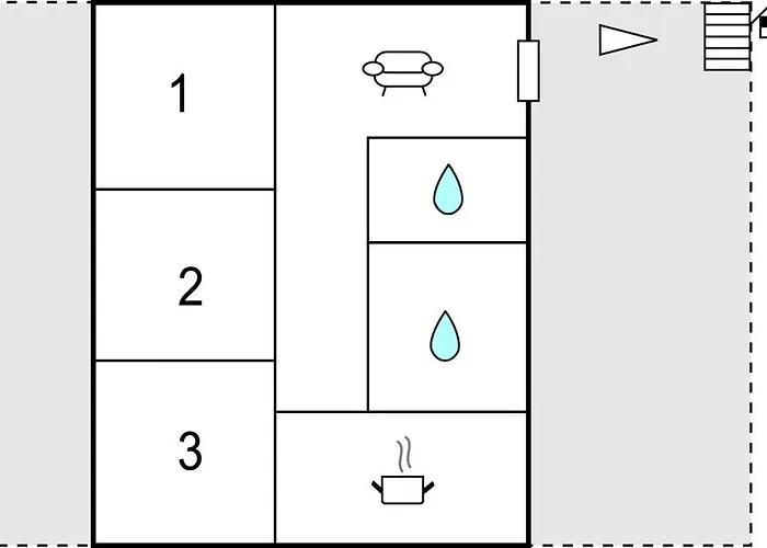 3 Bedroom Cozy In Апартаменты Опатия